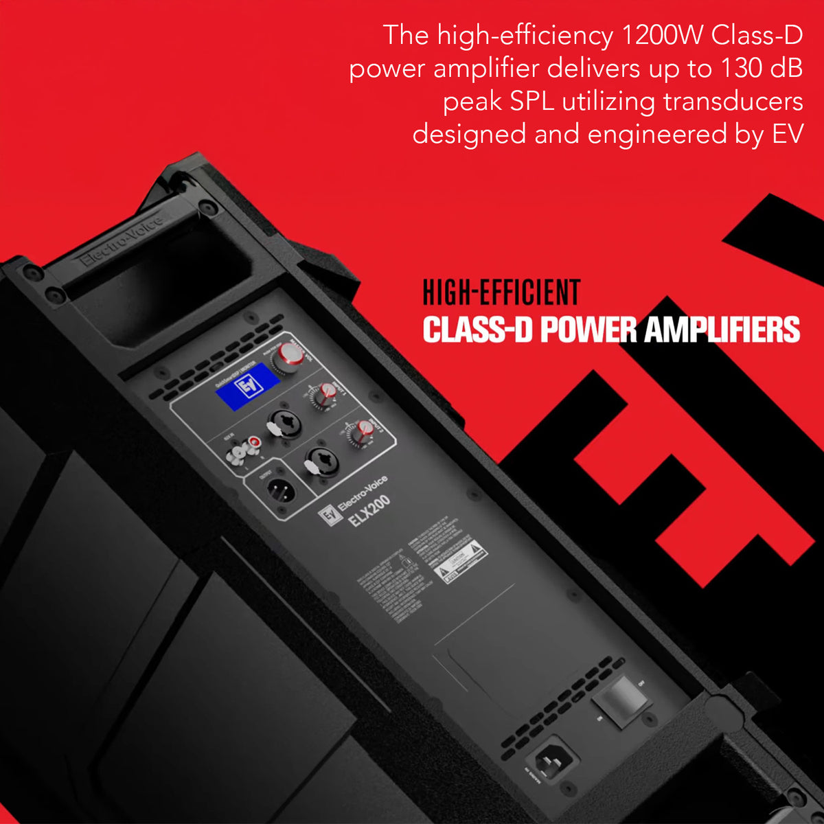 Electro Voice ELX200 12P 12 Inch 1200W Powered 2 Pack Loudspeaker Bundle