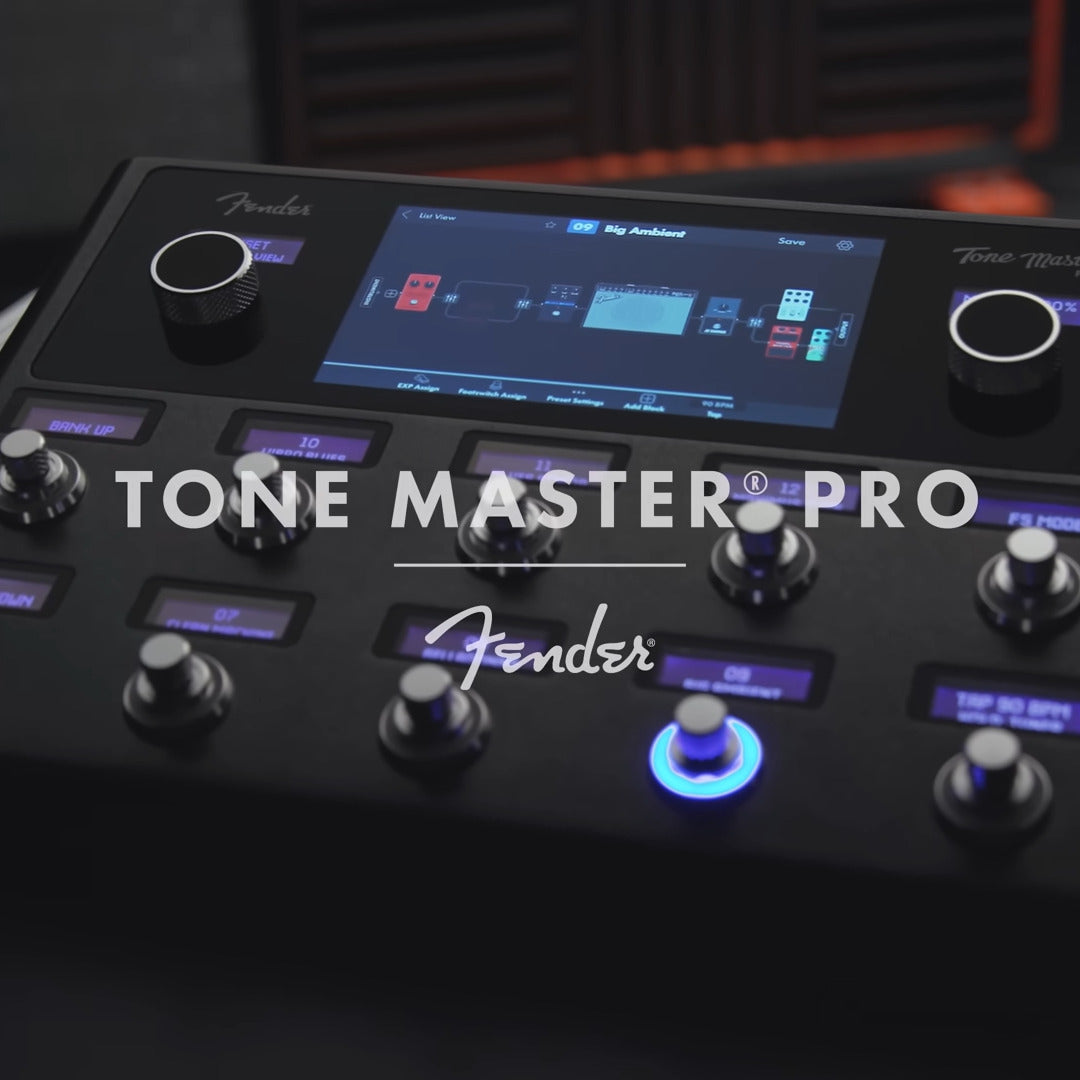 Fender Tone Master Pro with 500 Presets Bundle with Speaker and Microphone Cable