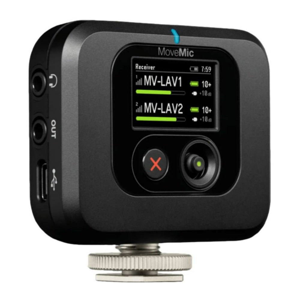 Shure MoveMic Two Receiver Kit with Two Channel Wireless Microphone System