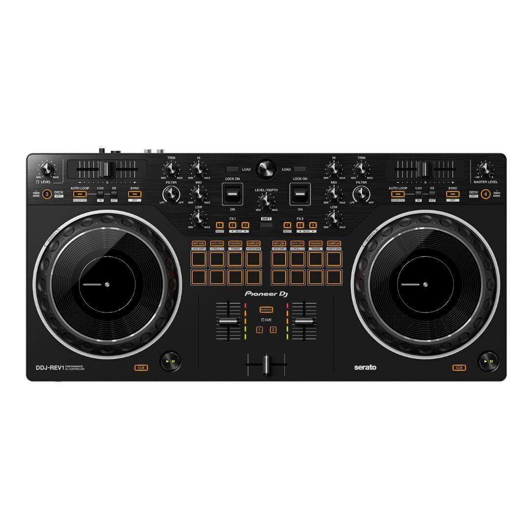 Pioneer DJ DDJ REV1 Scratch Style DJ Controller and 5 Inch Speakers Bundle