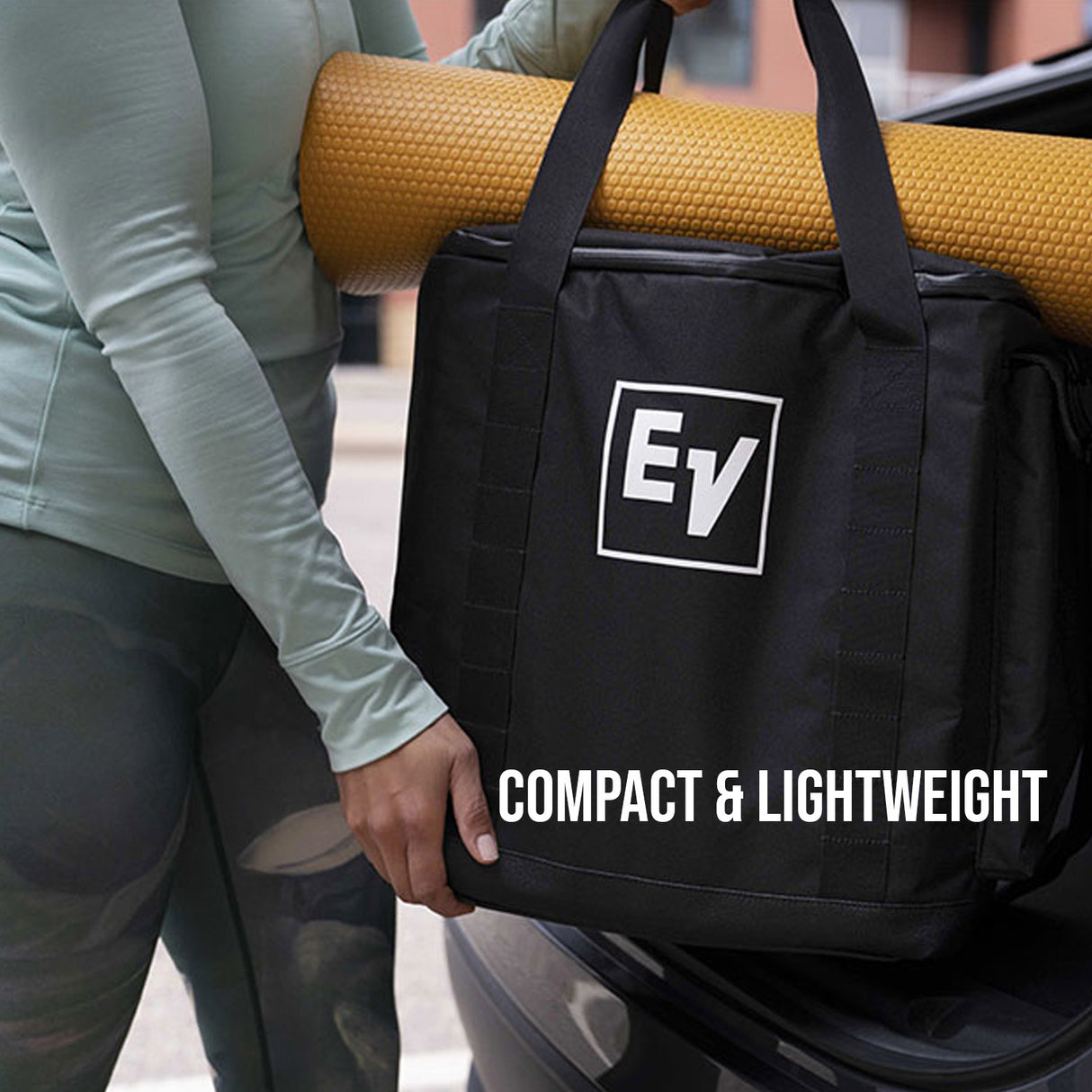 Electro Voice EVERSE 8 8 Inch Battery Powered Black 2 Pack Loudspeaker Bundle