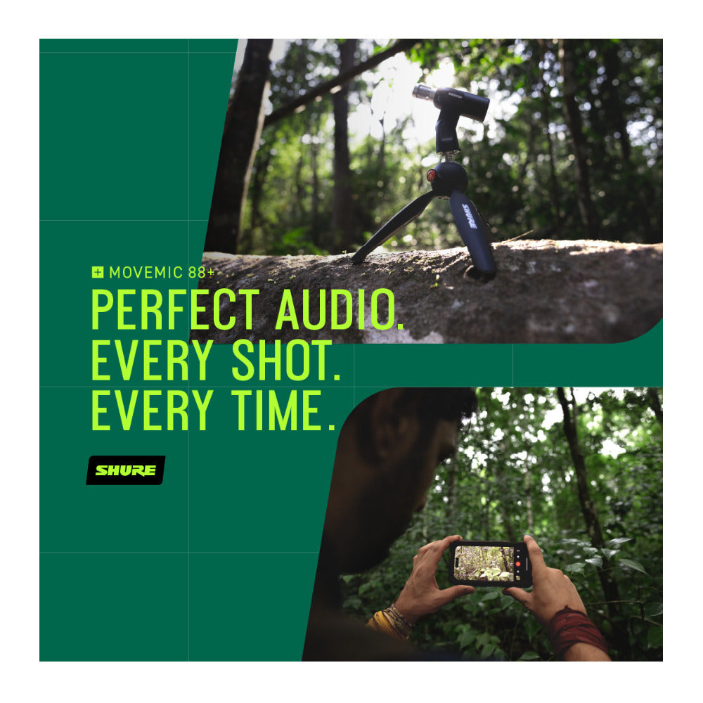 Shure MV88+W-Z7 MoveMic 88+ Wireless Video Microphone