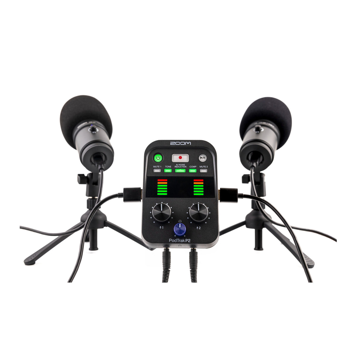 Zoom PodTrak P2 Dual USB Mic Recorder