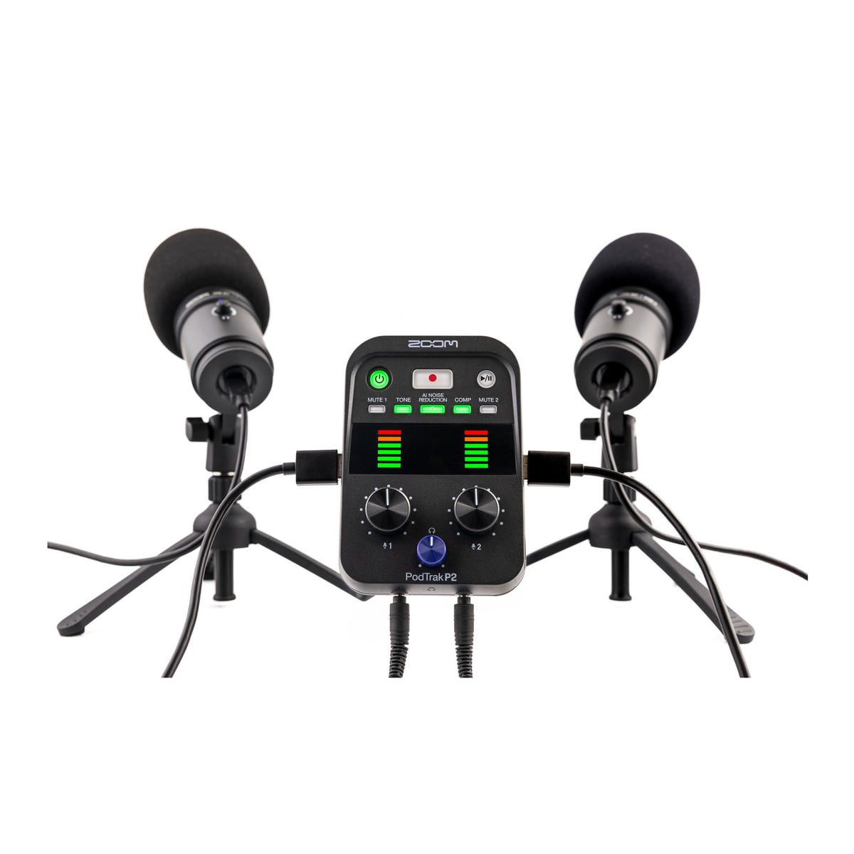 Zoom PodTrak P2 Dual USB Mic Recorder (Open Box)