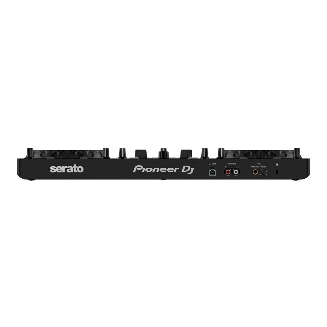 Pioneer DJ Scratch Style 2 Channel Black Controller and Stand for Booth Bundle