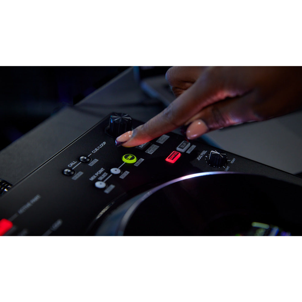 Pioneer DJ DDJ FLX10 4 Deck and 4 Channel DJ Controller with DJ Stand Bundle