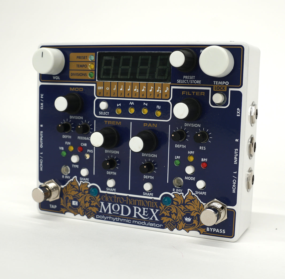 Electro-Harmonix Mod Rex Polyrhythmic Modulator Guitar Pedal (Used)