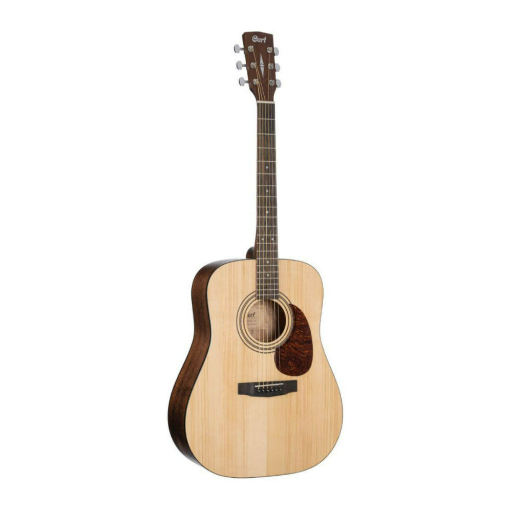 Cort 6 String Right Handed Earth60 Open Pore Acoustic Guitar Starter Pack
