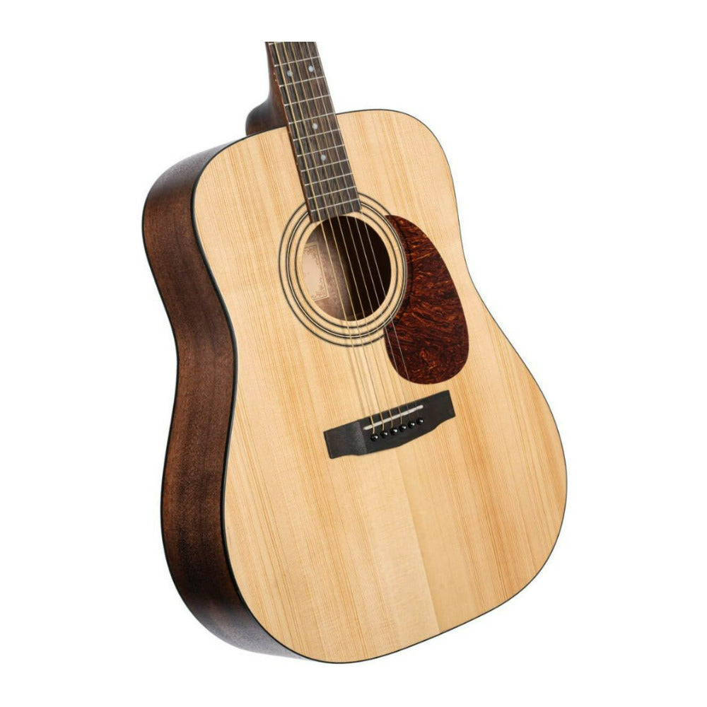 Cort 6 String Right Handed Earth60 Open Pore Acoustic Guitar Starter Pack