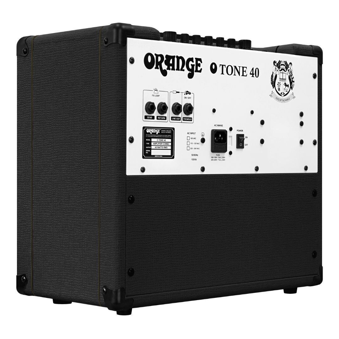 Orange O Tone 40W Class A and B Black Combo Amp with 10ft Instrument Cable