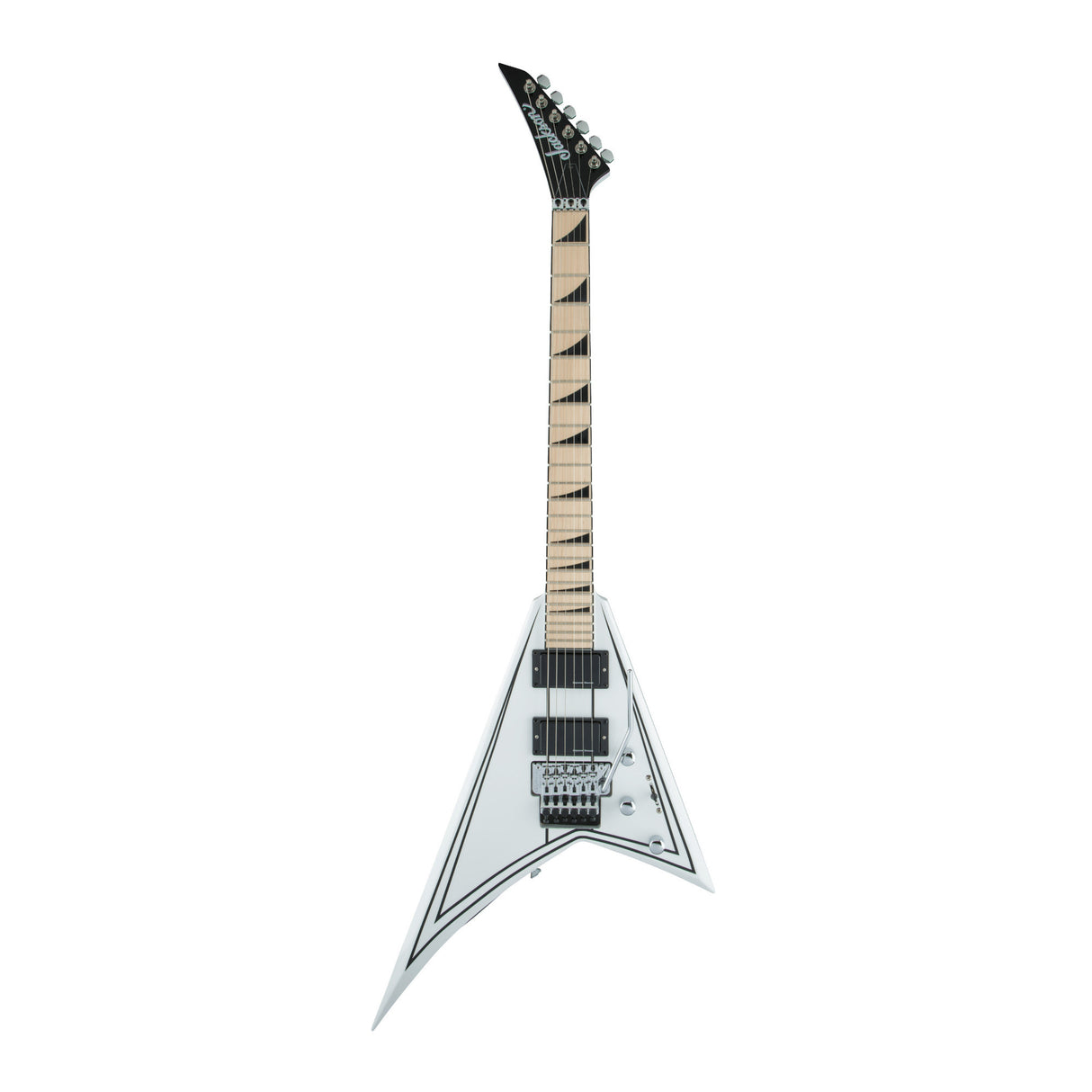 Jackson X Series Rhoads RRX24M 6 String Snow White with Black Pinstripes Guitar