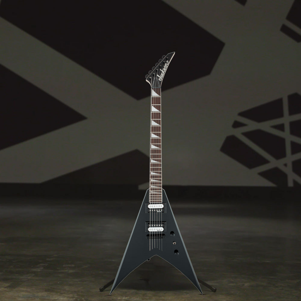 Jackson JS Series King V JS32T Gloss Black Electric Guitar with Gig Bag Bundle