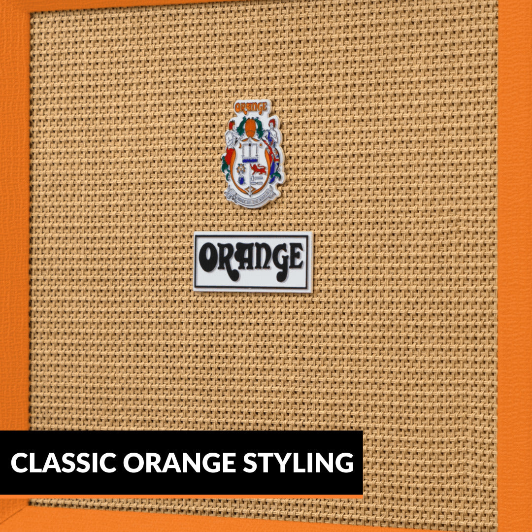 Orange Amplifiers Crush 12W Analogue Combo Amp with TS Guitar Cable Bundle