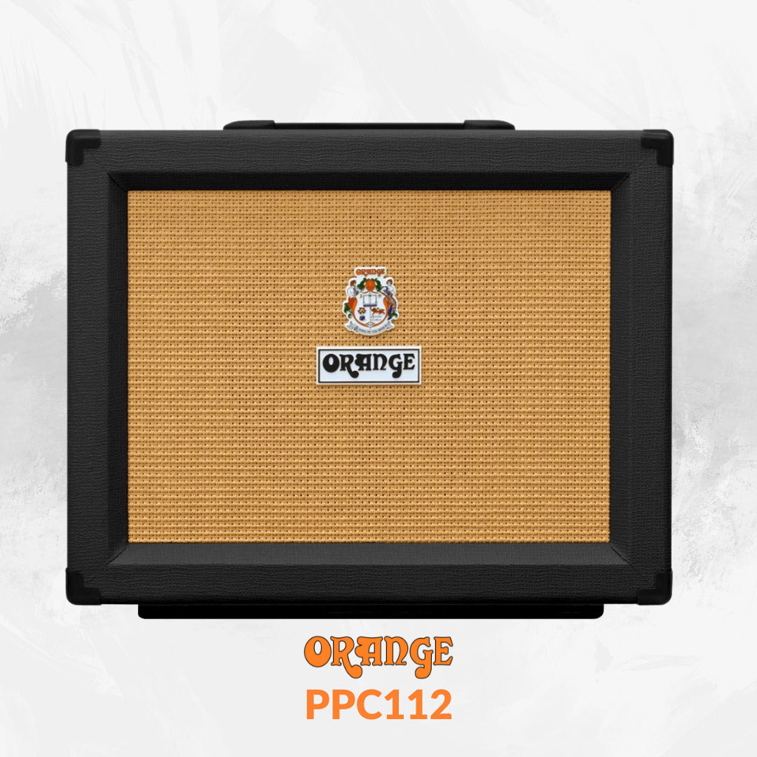 Orange Amps PPC112 60 Watt Cabinet Black with 3ft Speaker Cable
