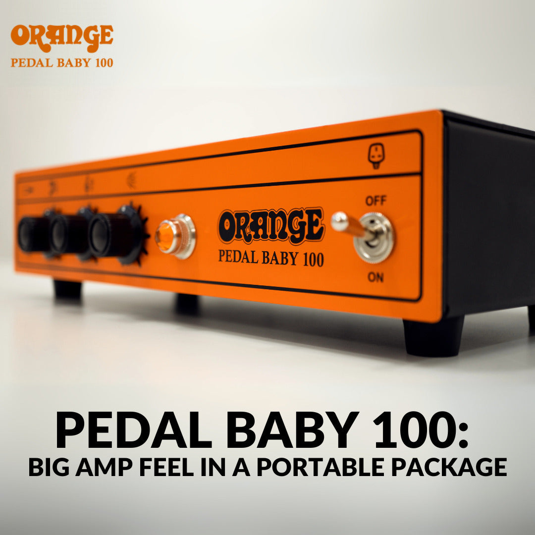 Orange Pedal Baby 100 Guitar Amplifier Bundle with 10ft Guitar Cable (2 Items)