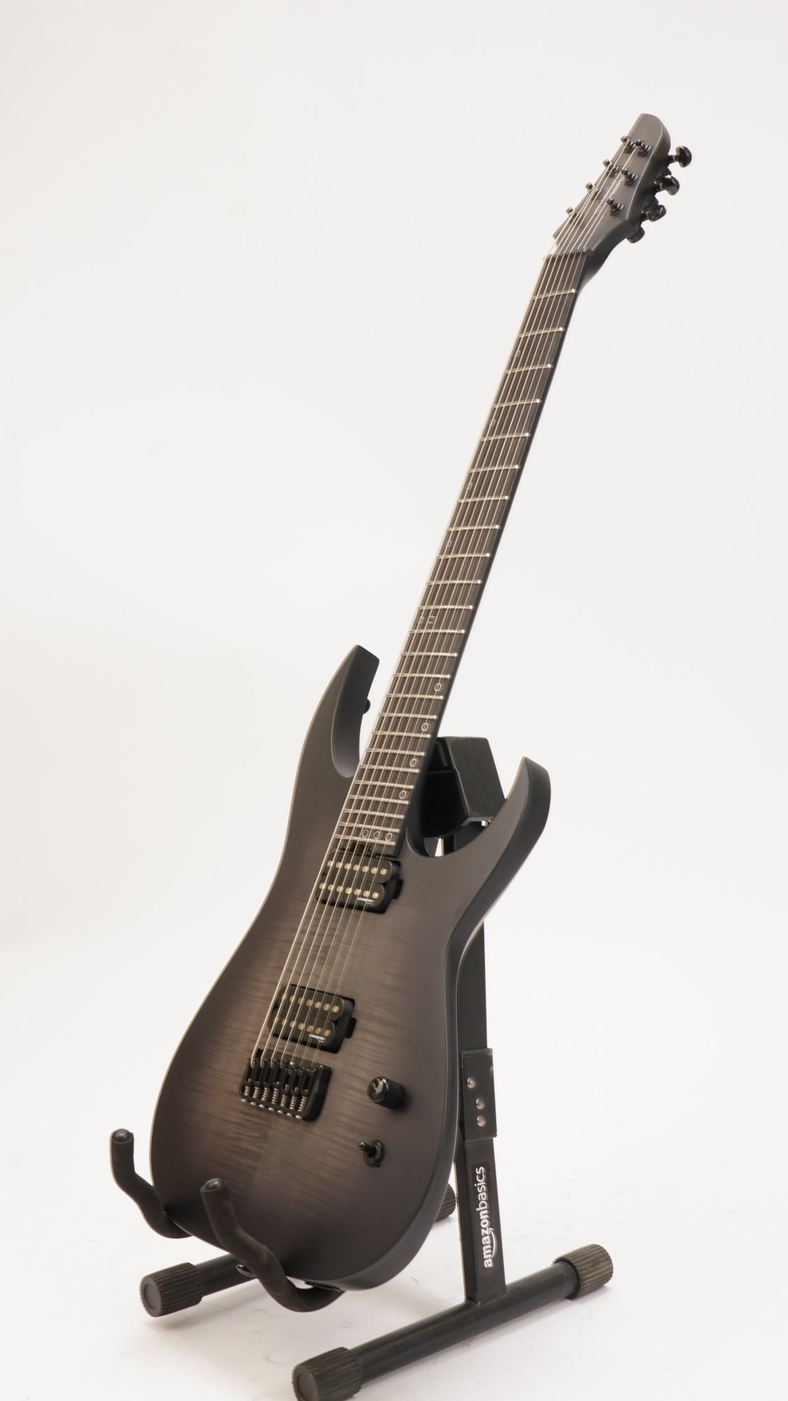 Schecter KM-7 MK-III Keith Merrow Legacy Electric Guitar (Transparent Black Burst) (Used)