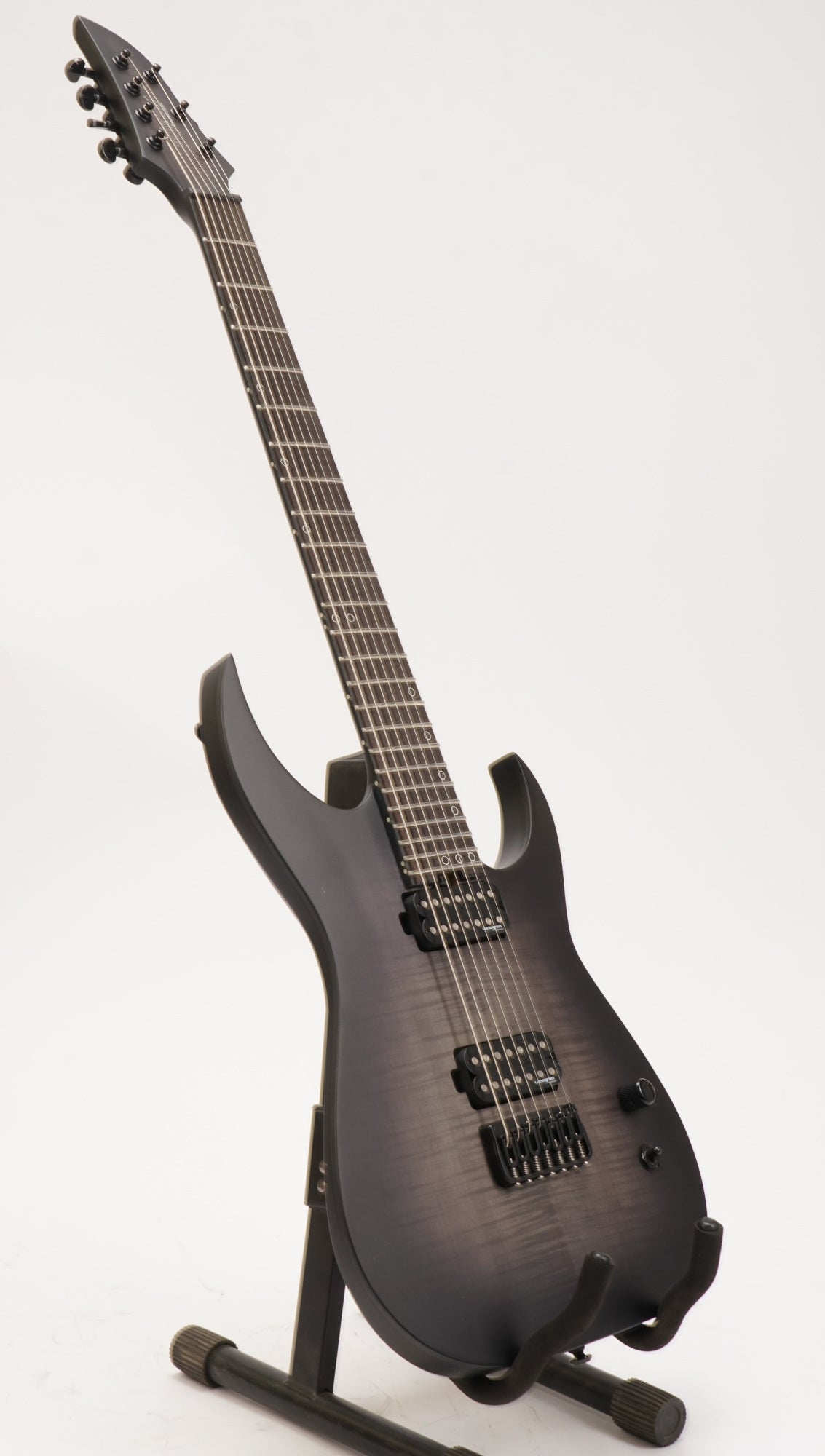 Schecter KM-7 MK-III Keith Merrow Legacy Electric Guitar (Transparent Black Burst) (Used)
