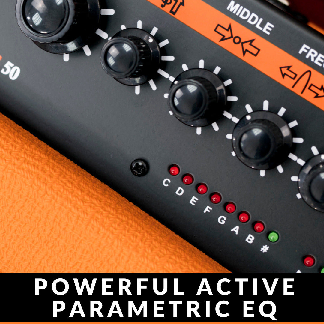 Orange Amps Crush Bass 50 1x12 in Combo Amp (Orange) with 10 ft Instrument Cable