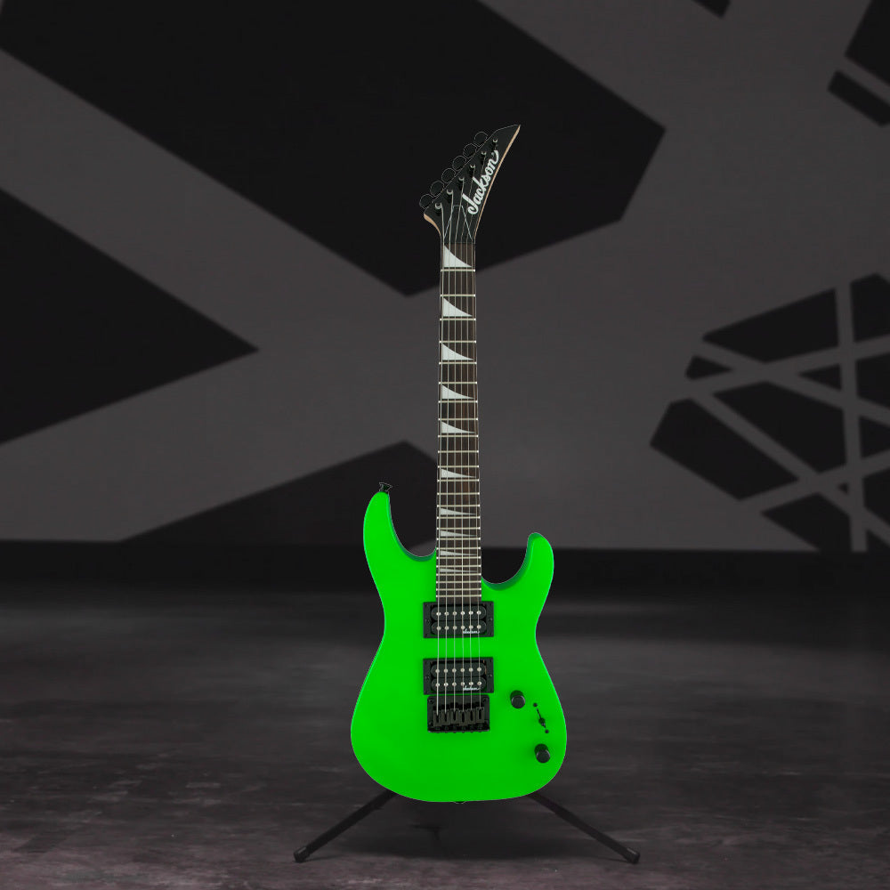 Jackson JS Series Dinky Minion JS1X 6 String Neon Green Electric Guitar Bundle