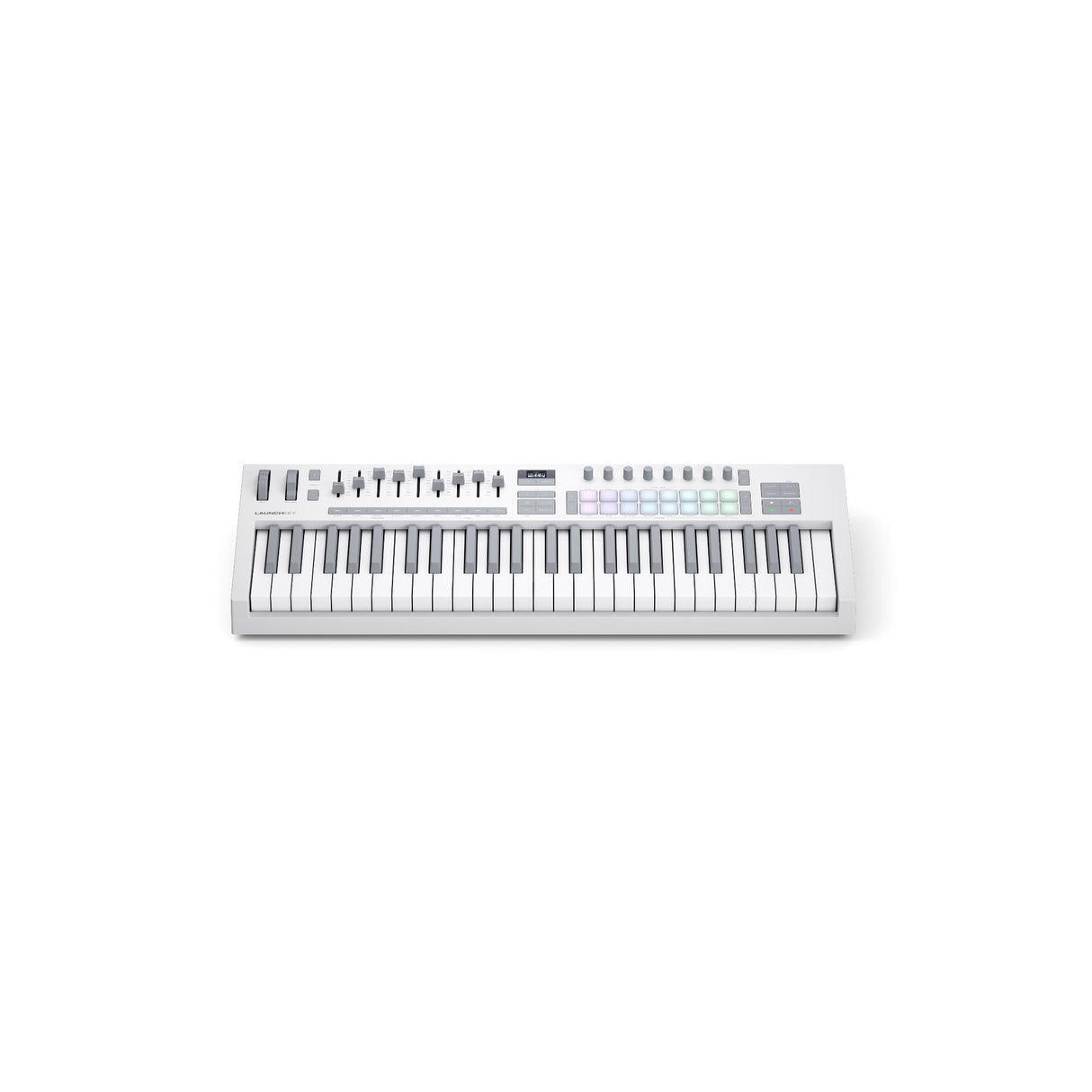 Novation Launchkey 49 MK4 Semi-Weighted, USB, MIDI Keyboard Controller - White