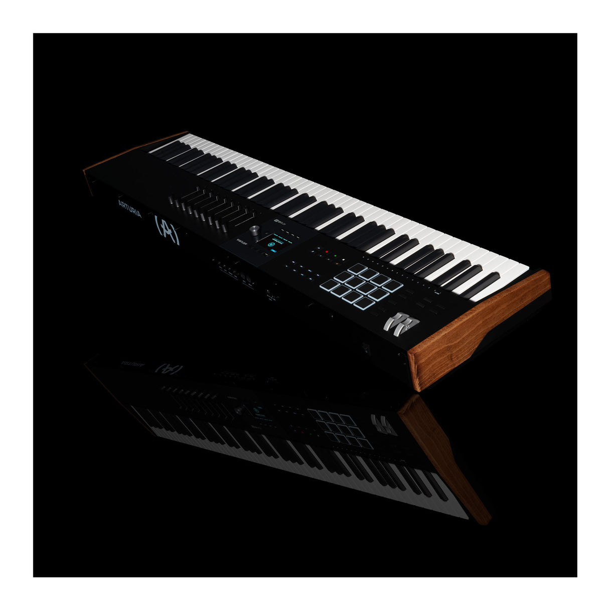 Arturia KeyLab 88 mk3 88 Key Weighted Black Keyboard Controller Bundle