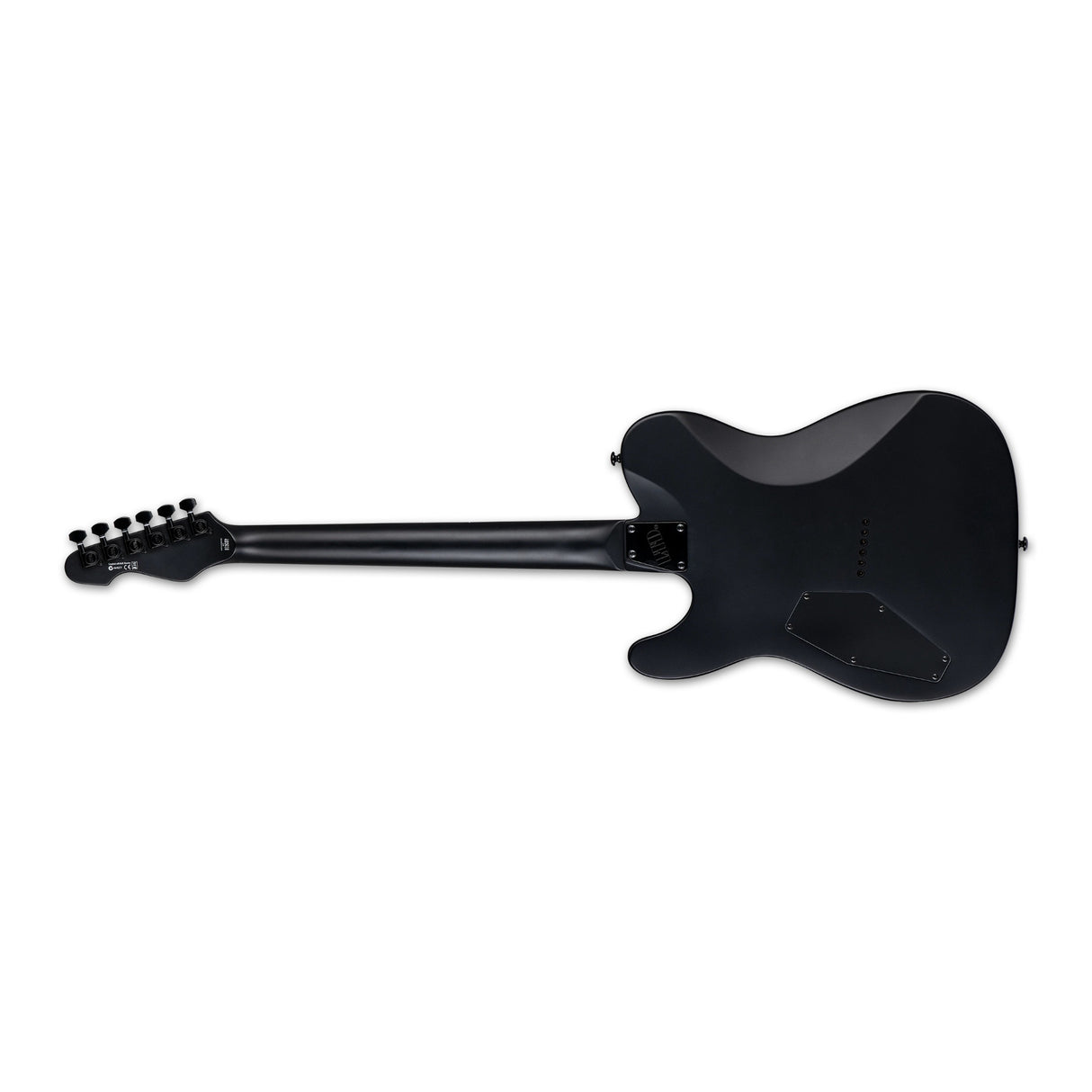 ESP LTD TE-201 with LTD Fixed Bridge and String-Thru-Body (Black Satin)