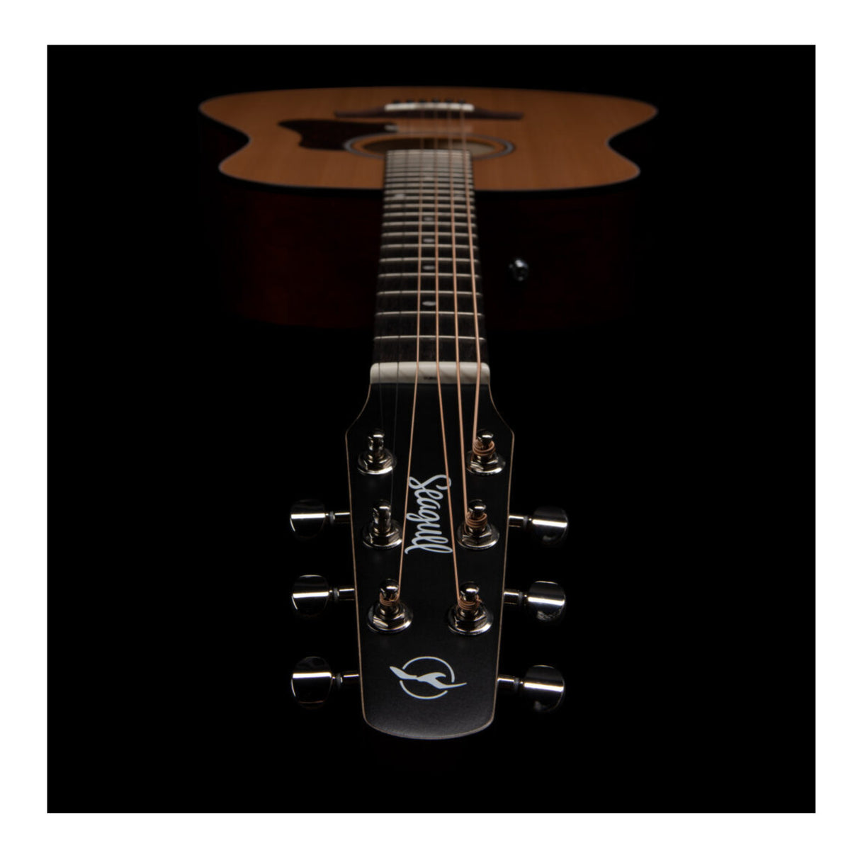Seagull S6 Cedar Original Right-Hand Acoustic Guitar with Silver Leaf Maple Neck