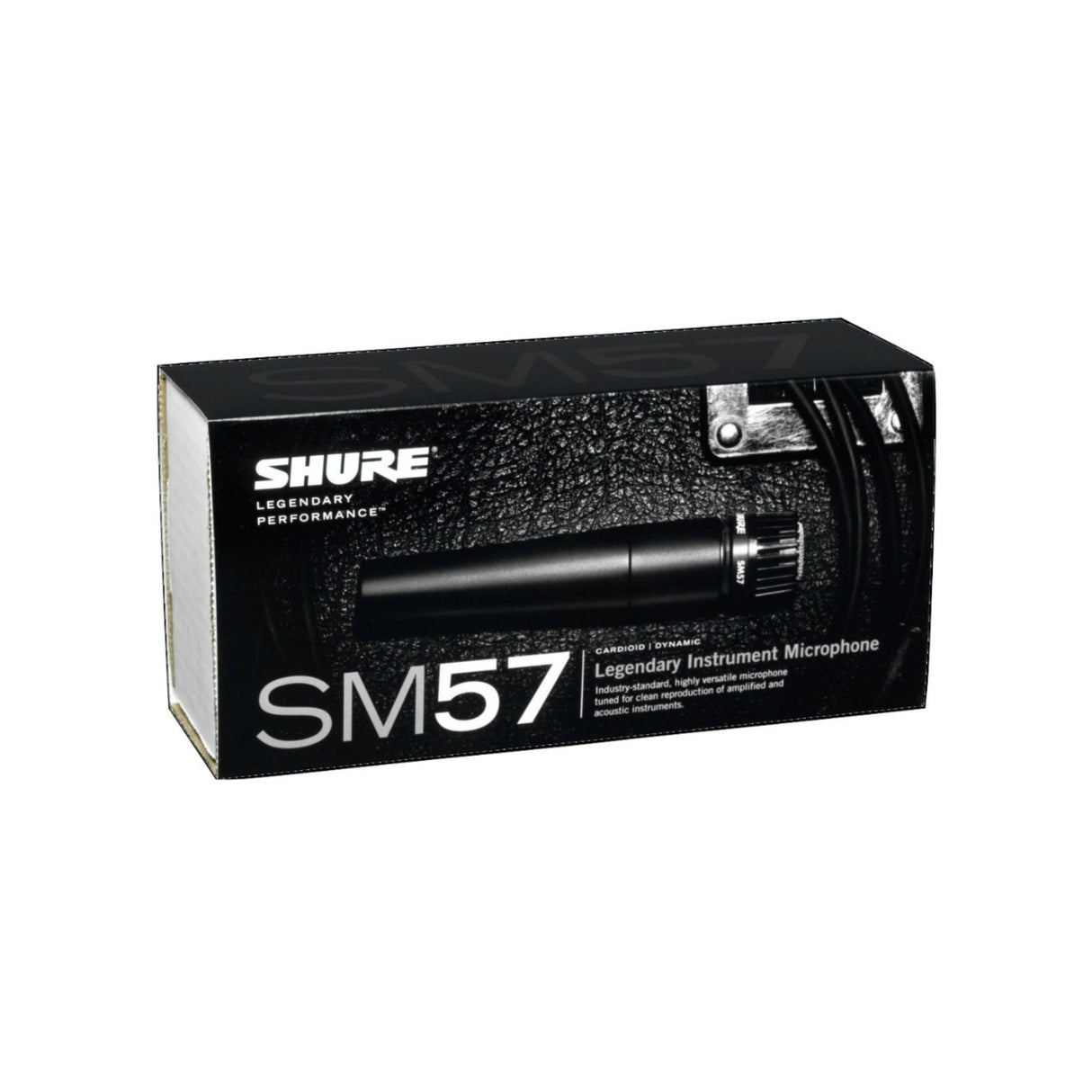 Shure SM57 Instrument Microphone with 2 x XLR Cables