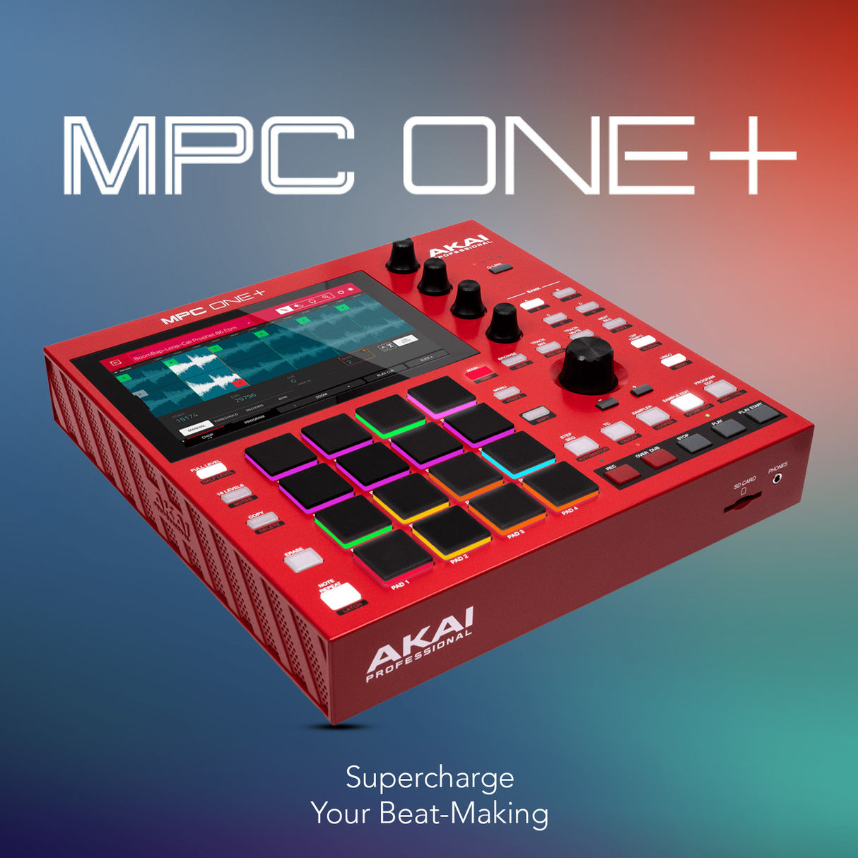 Akai Professional MPC One Plus Beat Maker and MIDI Controller Bundle