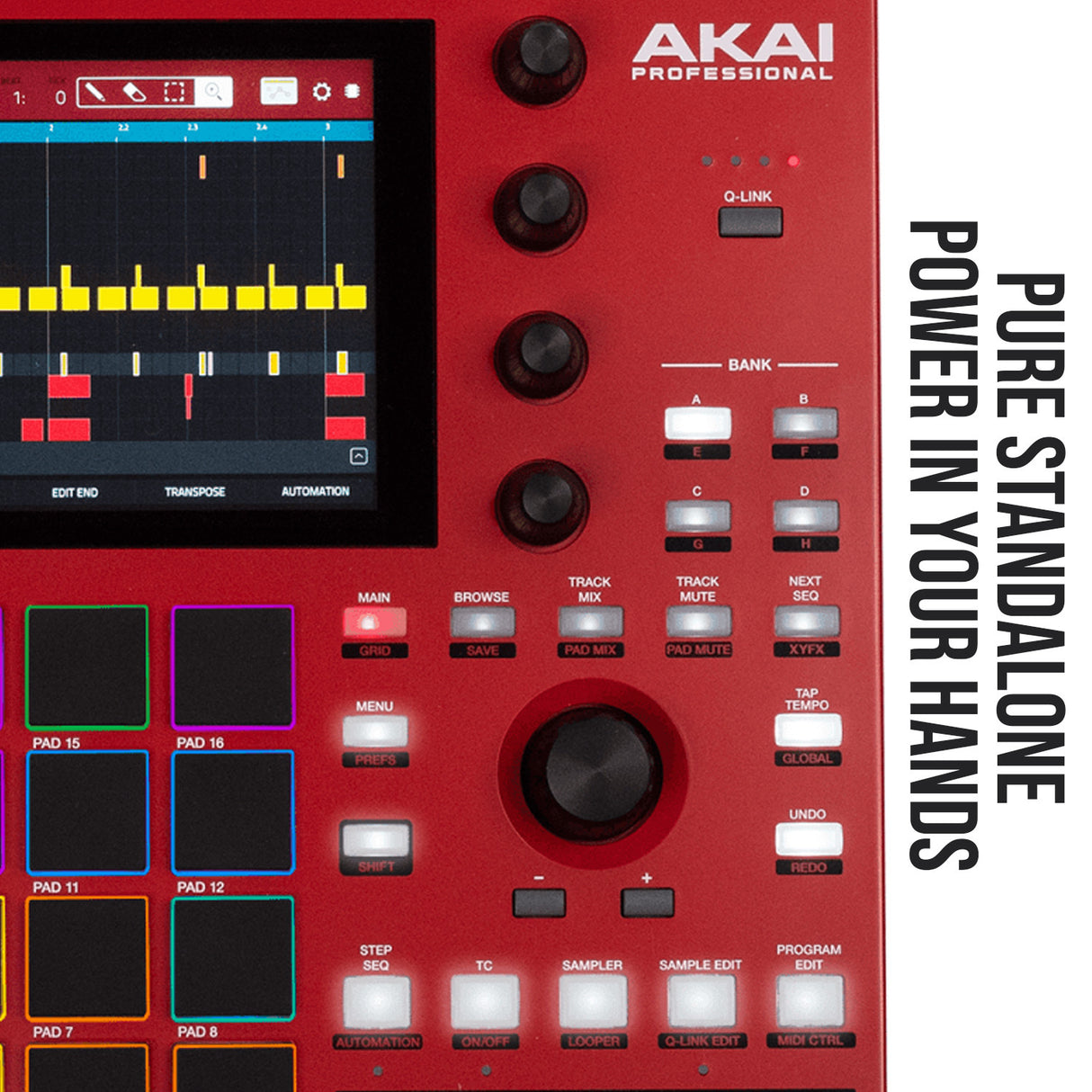 Akai Professional MPC One Plus Beat Maker and MIDI Controller Bundle