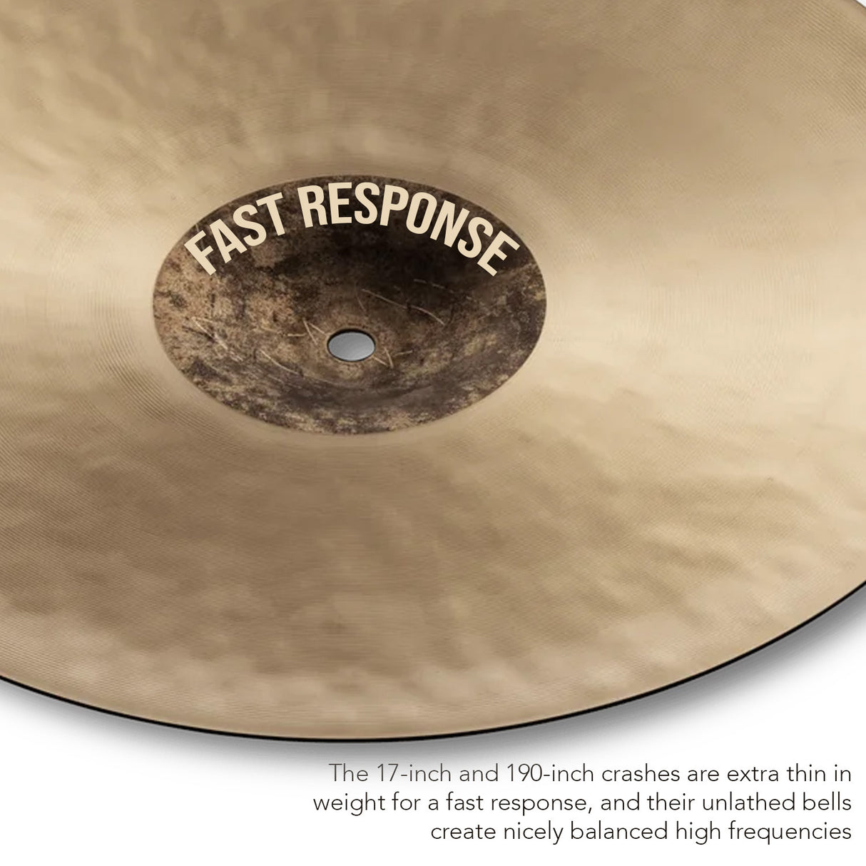 Zildjian K Sweet Hi Hats Crash and Ride Cymbal Pack with Rolling Vault Bundle