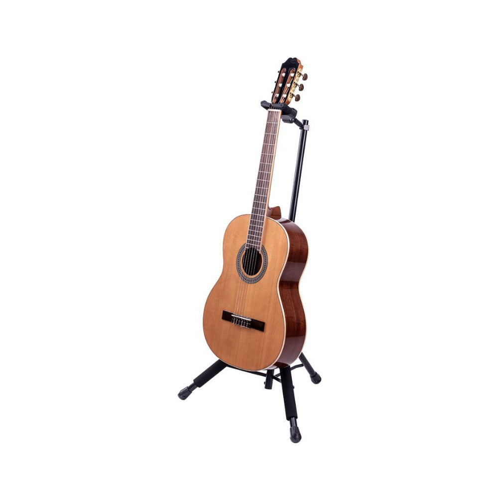 Hercules GS415B PLUS Auto Grip Guitar Stand, Foldable Yoke (Black)