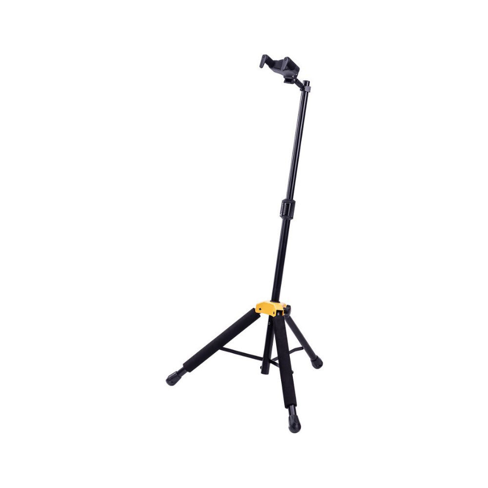 Hercules GS415B PLUS Auto Grip Guitar Stand, Foldable Yoke (Black)