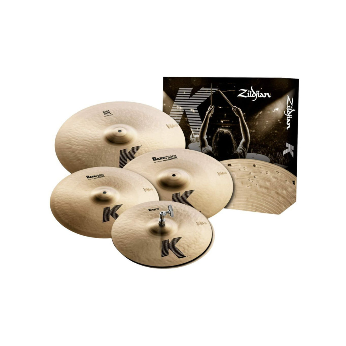Zildjian K Series 800 Box Set with SKB Cases CV24W Rolling Cymbal Vault