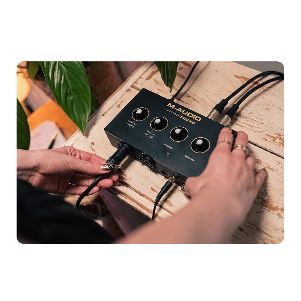 M-Audio M-Track Duo HD Pro-grade 24-bit 2-In 2-Out USB-C Audio Interface