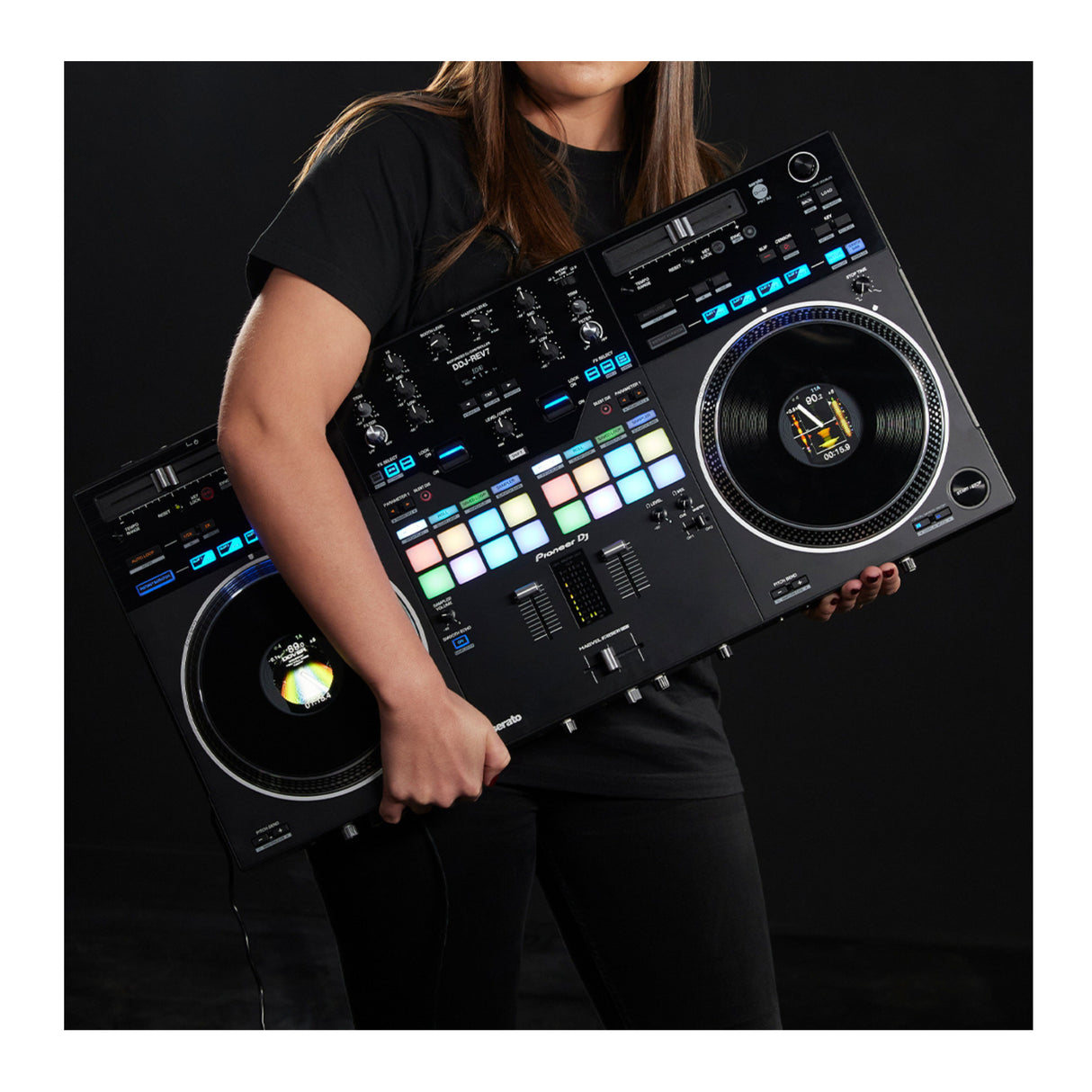 Pioneer DJ DDJ-REV7 Professional 2-Channel Motorized DJ Controller (Gold)