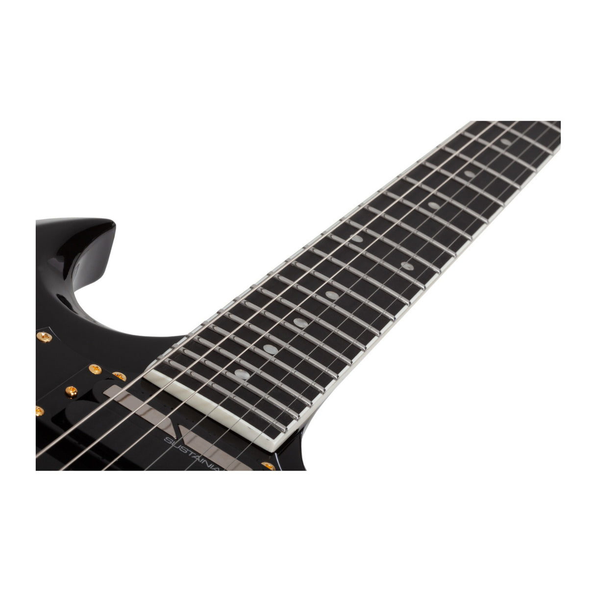 Schecter ZV-H6LLYW66D-S Zachy Vengeance Signature Guitar (Gloss Black)