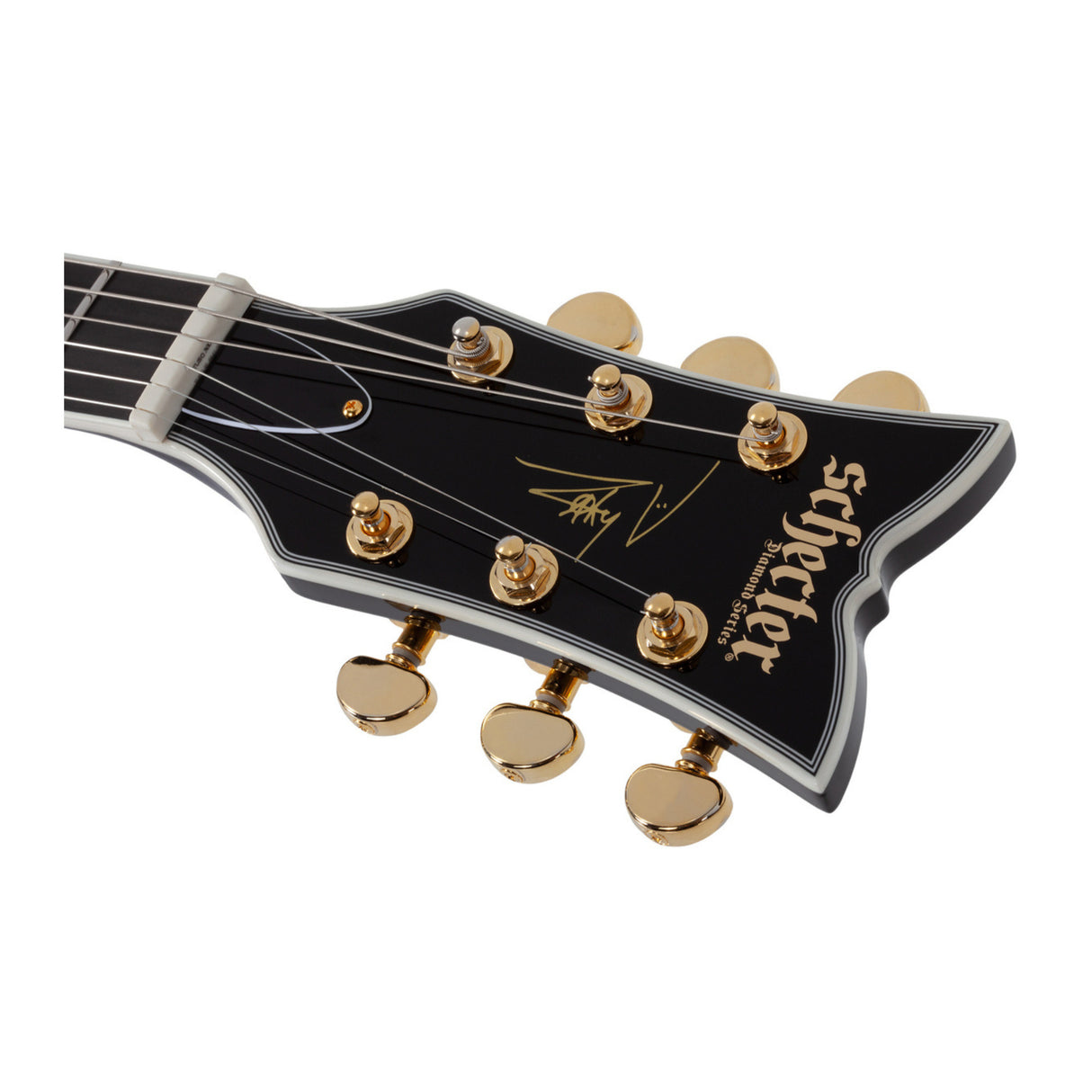 Schecter ZV-H6LLYW66D-S Zachy Vengeance Signature Guitar (Gloss Black)