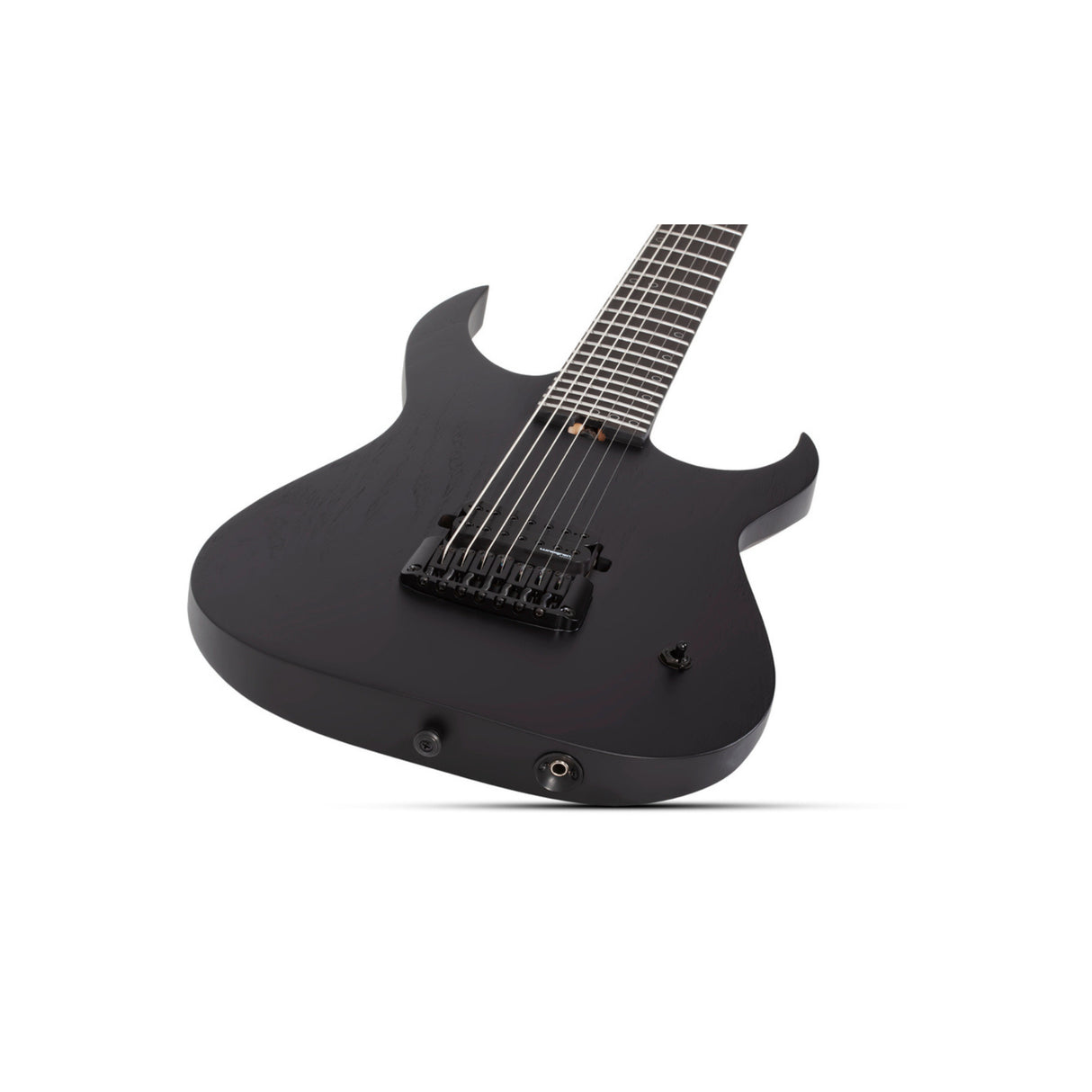 Schecter KM-7 MK-III EX 7-String Electric Guitar (Satin Black Open Pore)