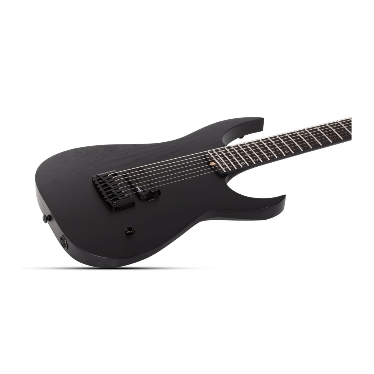 Schecter KM-7 MK-III EX 7-String Electric Guitar (Satin Black Open Pore)
