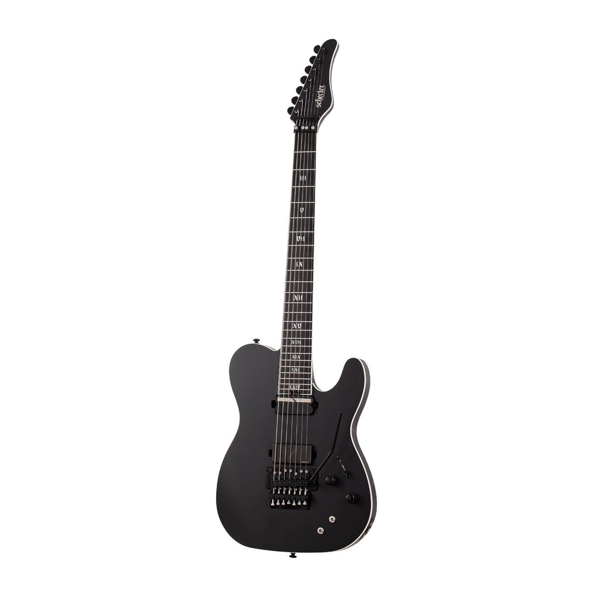 Schecter PT-7 FR-S SLS Elite Evil Twin with Ebony Fingerboard (Satin Black)
