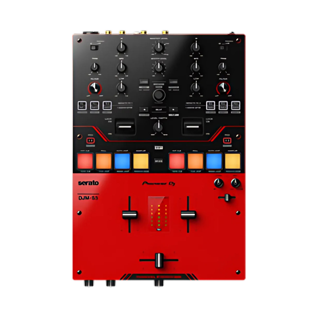 Pioneer DJ DJM-S5 2-Channel Mixer for Serato DJ Pro with MAGVEL FADER PRO