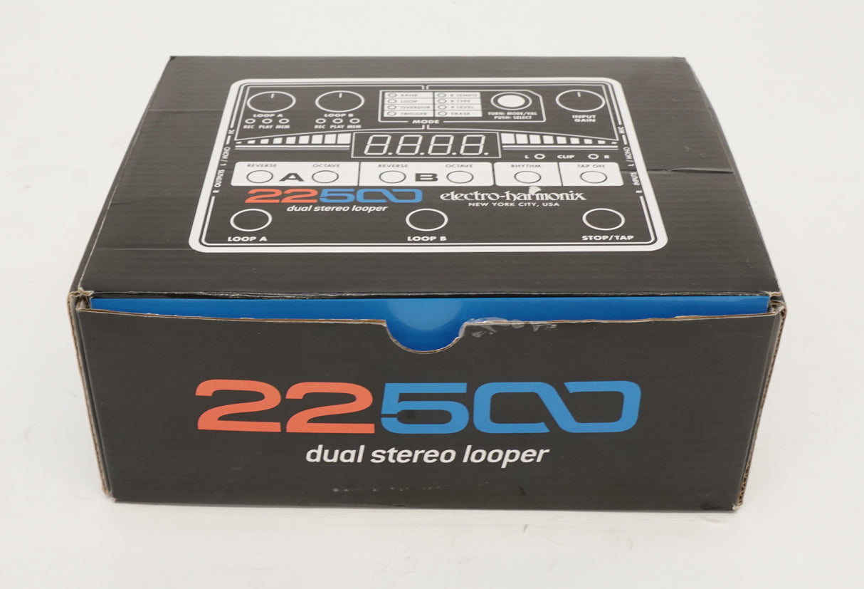 Electro-Harmonix 22500 Dual Stereo Looper Guitar Pedal W/Power Supply (Used)