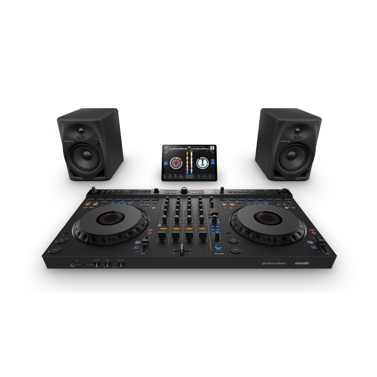 Pioneer DJ AlphaTheta DDJ-GRV6 4-Channel Performance DJ Controller (Matte Black)