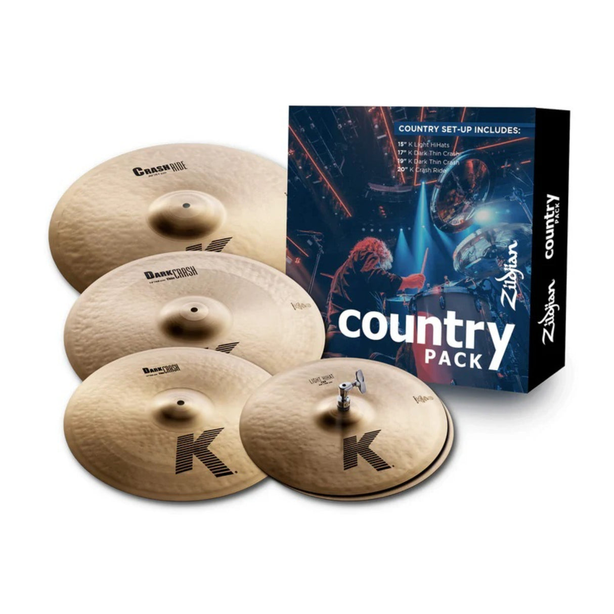 Zildjian K Country Cymbal Pack