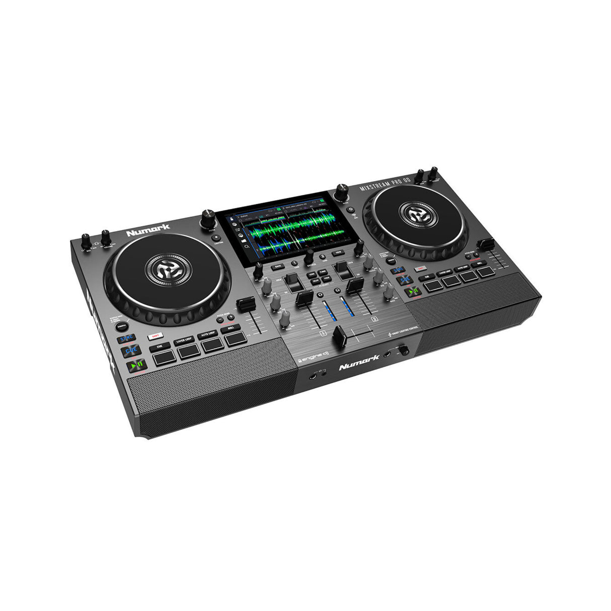 Numark Mixstream Pro Go Portable DJ Controller - Battery-Powered Standalone