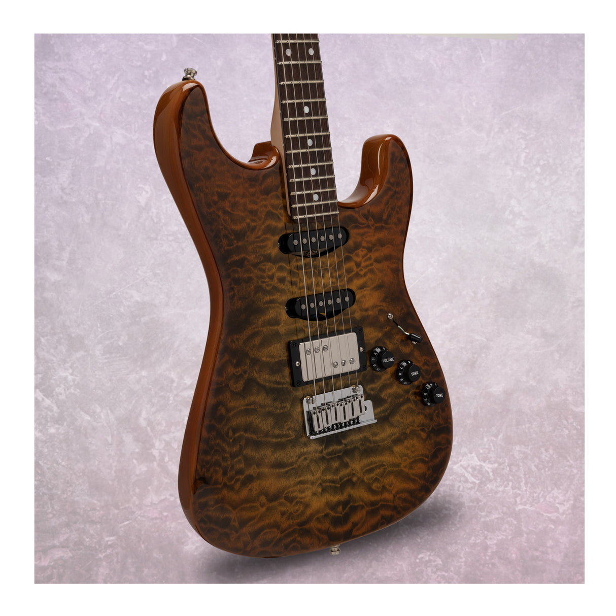 Fender S24 Handstained QMT Stratocaster NOS Masterbuilt by David Brown (Bengal)