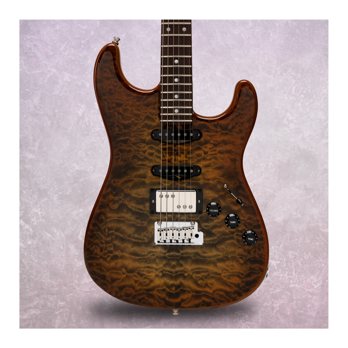 Fender S24 Handstained QMT Stratocaster NOS Masterbuilt by David Brown (Bengal)