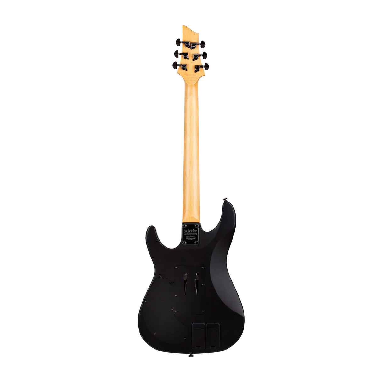 Schecter Demon-6 FR-S Right-Handed Electric Guitar (Aged Black Satin)