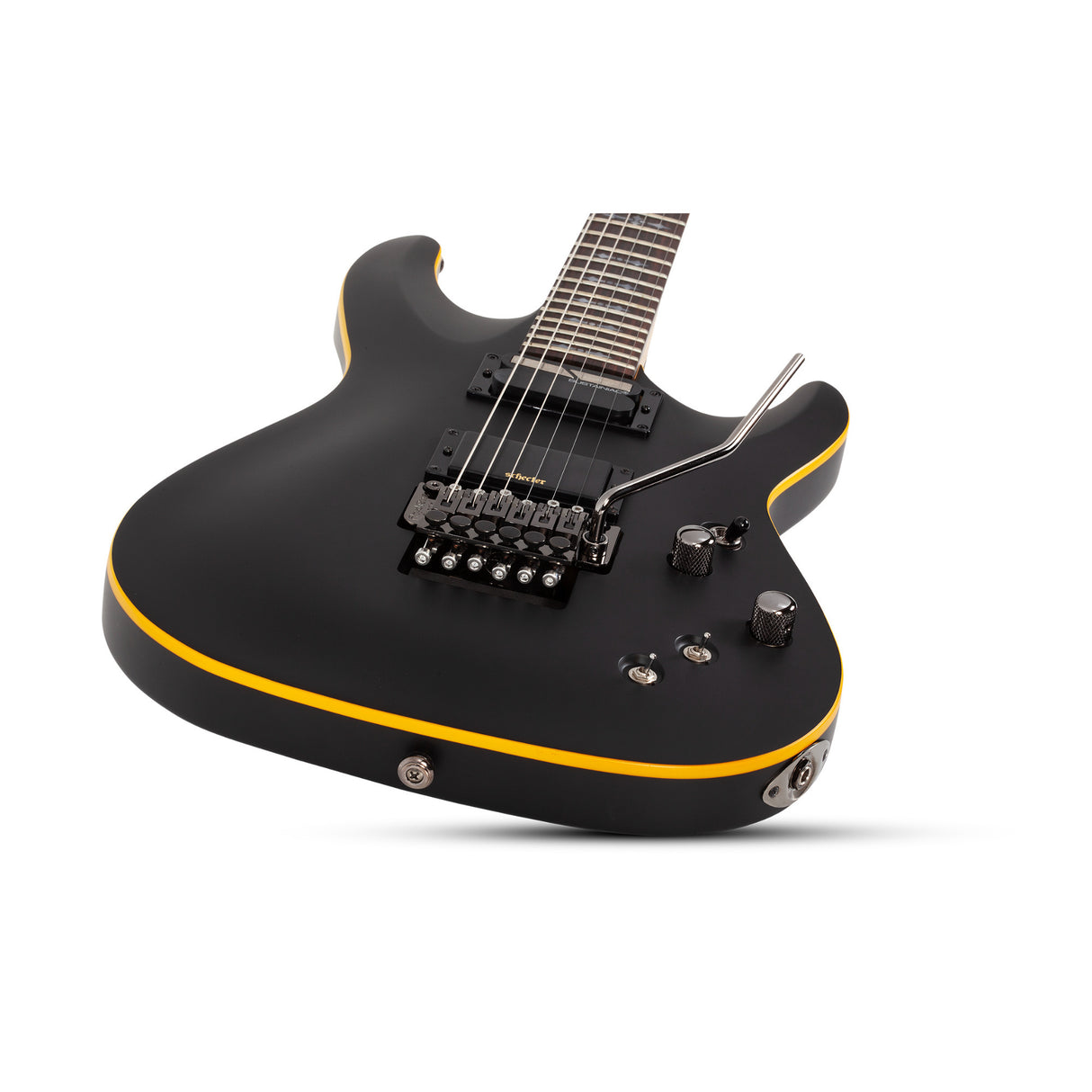 Schecter Demon-6 FR-S Right-Handed Electric Guitar (Aged Black Satin)